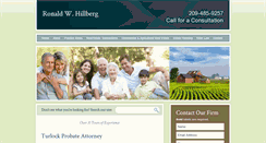 Desktop Screenshot of hillberglaw.biz